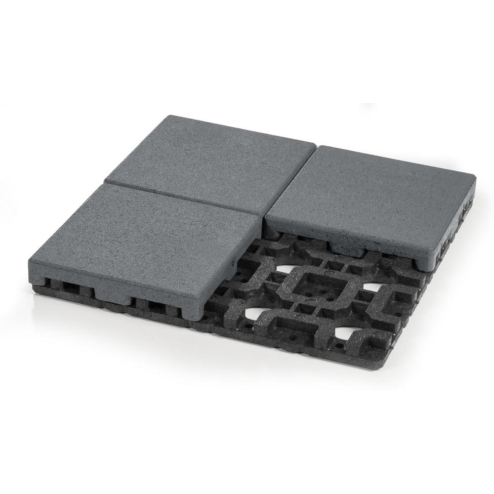4 in. x 8 in. Waterwheel Composite Resurfacing Paver Grid System (8 Pavers and 1 Grid) 4 in. x 8 in. Waterwheel Composite Resurfacing Paver Grid System (8 Pavers and 1 Grid)