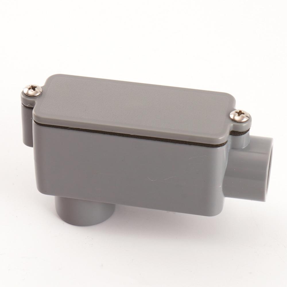 3/4" PVC Type LB Conduit Body