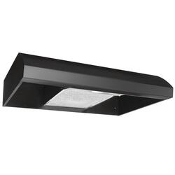 Broan 30-Inch 4-Way Convertible Under-Cabinet Range Hood, Black