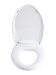 Brondell LumaWarm Heated Elongated White Nightlight Toilet Seat