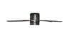 Patriot Lighting® Apex 52" Matte Black Indoor LED Ceiling Fan with Remote