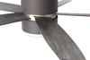 Patriot Lighting® Apex 52" Matte Bronze Indoor LED Ceiling Fan with Remote