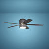Patriot Lighting® Apex 52" Matte Bronze Indoor LED Ceiling Fan with Remote