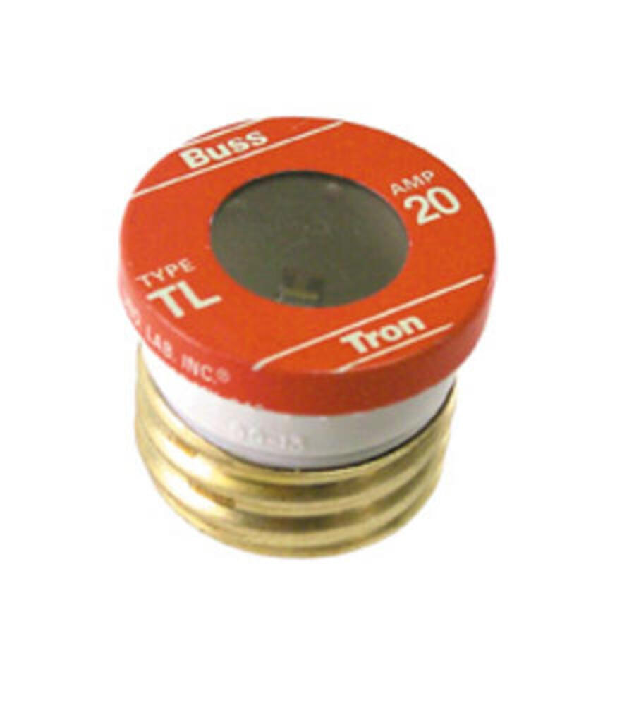 Cooper Bussmann® TL 20-Amp Time-Delay Plug Fuse - 4 pack
