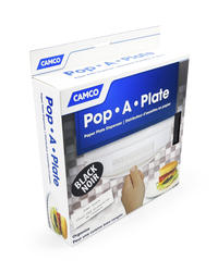Camco Pop-a-plate-white 57001 - RV Plus
