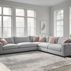 CAM Living Bloomington Abstract Gray 7'10 x 10'6