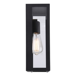 Patriot Lighting® Galia Black Outdoor Wall Light at Menards®