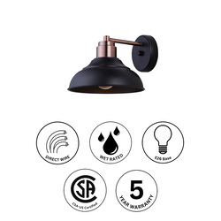 Patriot Lighting® Galent Black Outdoor Wall Light at Menards®