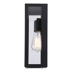 Patriot Lighting® Galia Black Outdoor Wall Light at Menards®