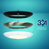 Patriot Lighting® Kai 11" White LED Flush Mount Ceiling Light