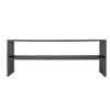 Designer's Image™ 30-7/8"W x 11-5/8"H Charcoal Horizontal Stackable Organizer