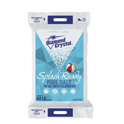 Diamond Crystal Splash Ready Pool Salt - 40 lb