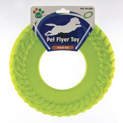 1pc Green Pet Dog Toy Self-entertaining Flying Disc Auto-feeder With Tpr  Material, For Dogs Only