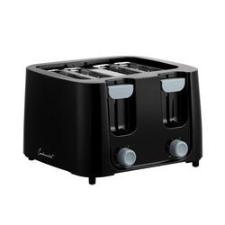 Continental 4 Slice Toaster Black