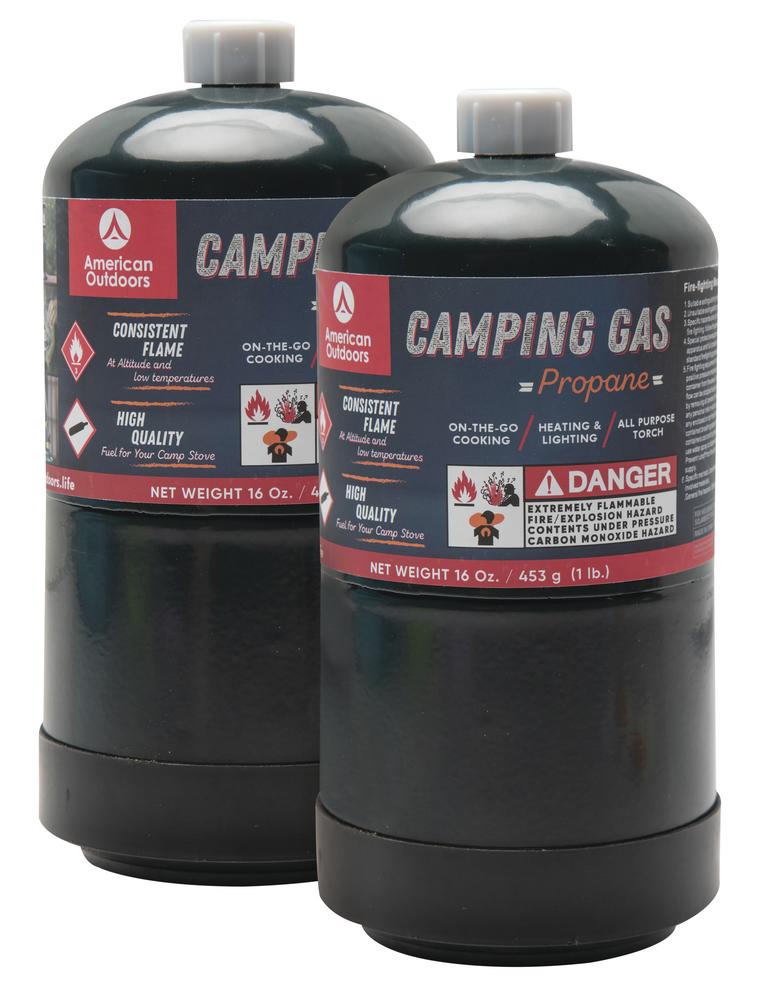 American Outdoors All Purpose 16oz Filled Propane Tank 2 Pack at Menards