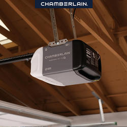 Chamberlain® 1/2 HP Wi-Fi Belt Drive Battery Backup Garage Door Opener ...