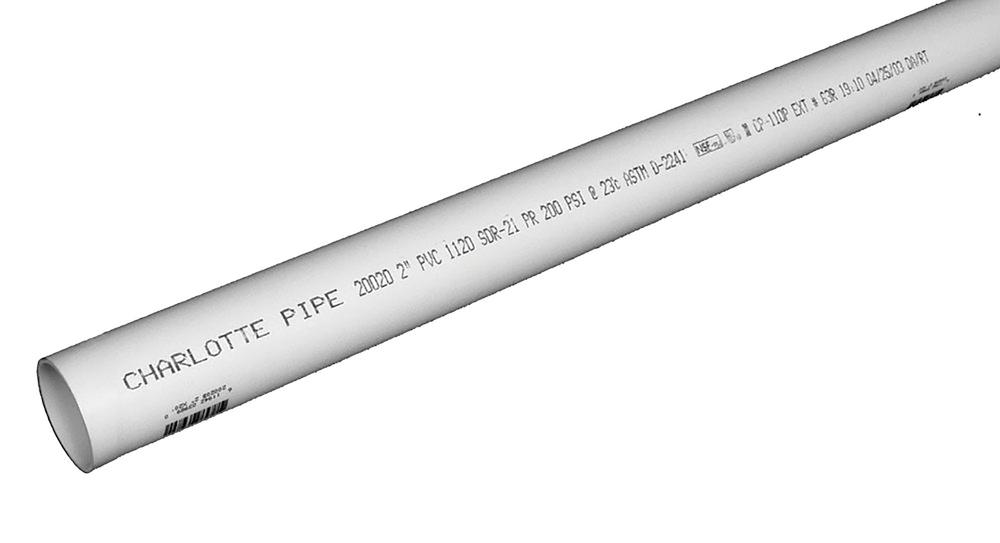 3/4 in. x 10 ft. PVC Class 200 Plain-End Pipe 3/4 in. x 10 ft. PVC Class 200 Plain-End Pipe