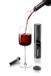 Chefman cordless electric wine bottle opener removes the cork in