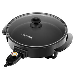  NonStick Extra Deep Electric Skillet - 12 Inch Frying