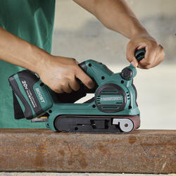 Masterforce BOOST 20 Volt Brushless Cordless 3 x 18 Belt Sander Tool Only at Menards