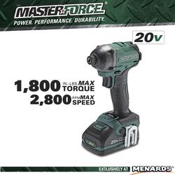 BLACK+DECKER® 20-Volt MAX™ Cordless 3/8 Drill and 1/4 Impact Driver Combo  Kit at Menards®