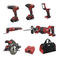 SKIL® 20-Volt Cordless 6-Tool Combo Kit at Menards®