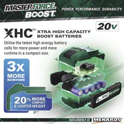 Masterforce BOOST 20 Volt 4.0Ah XHC Lithium Ion Battery at Menards