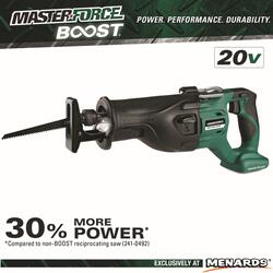 Masterforce Boost Cordless Reciprocating Saw Review 2410352 - PTR