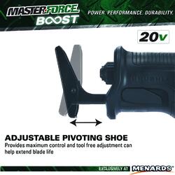 Masterforce Boost Cordless Reciprocating Saw Review 2410352 - PTR