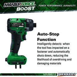 Masterforce BOOST® 20-Volt Brushless Cordless 1/4