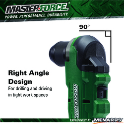 Masterforce® 20-Volt Brushless Cordless 3/8