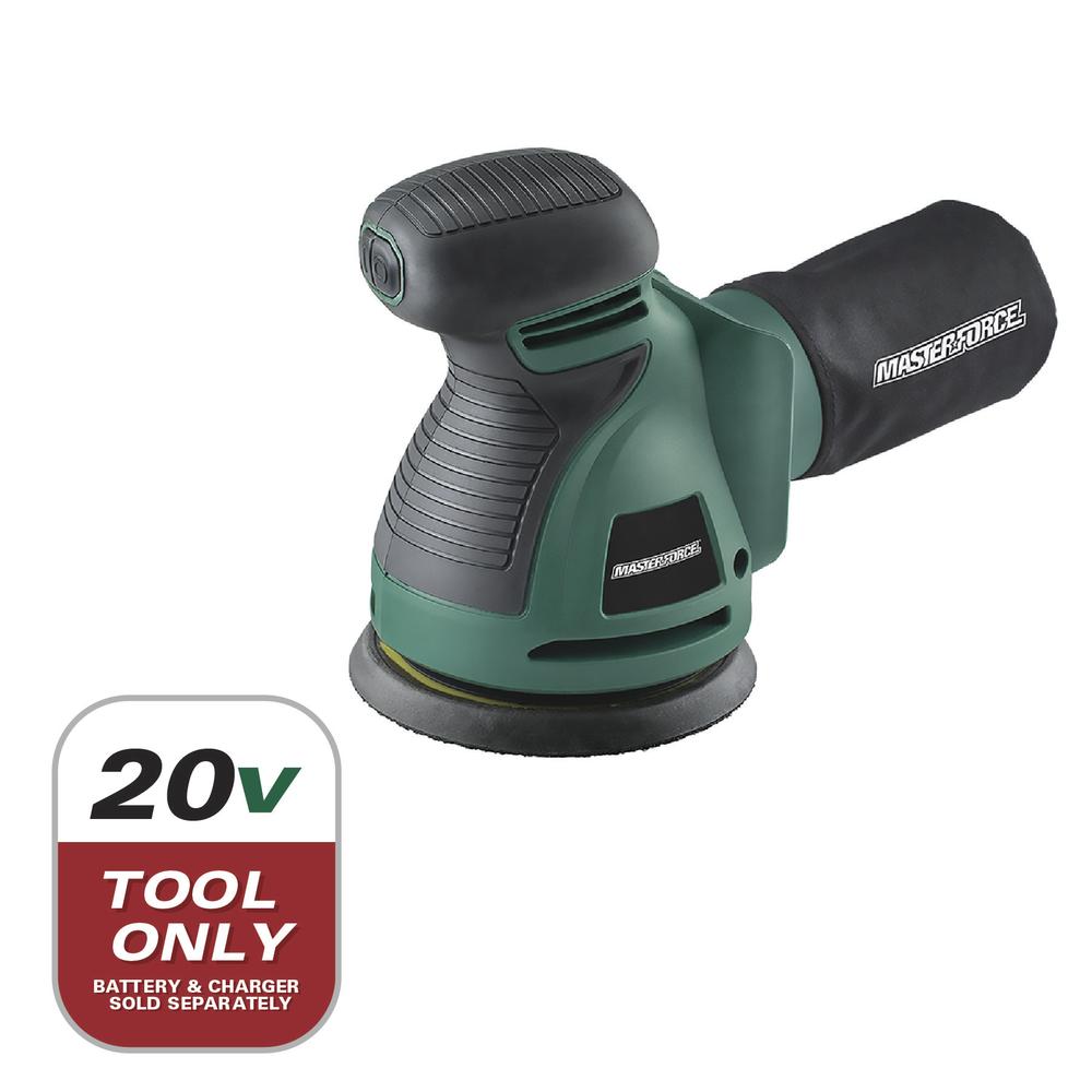 Masterforce® 20-Volt Cordless 5" Random Orbit Sander - Tool Only