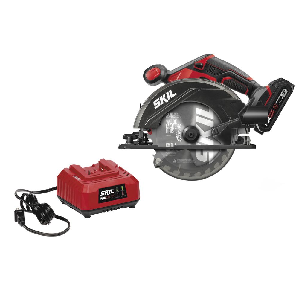 PWRCORE 20-Volt Lithium Cordless 6-1/2 in. Circular Saw Kit PWRCORE 20-Volt Lithium Cordless 6-1/2 in. Circular Saw Kit