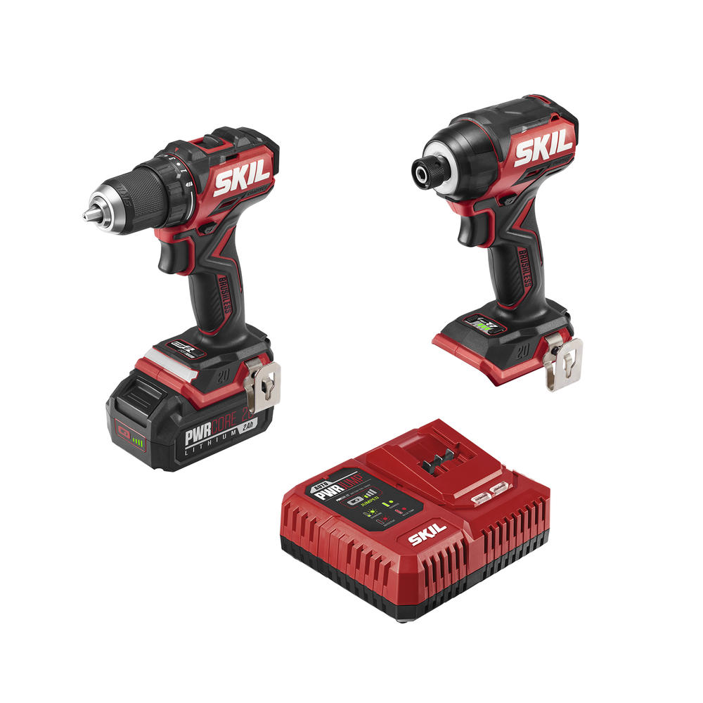 SKIL® PWRCORE 20™ 20-Volt Brushless Cordless Compact Drill Driver 