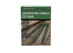 DCT 72 Piece Carpenter Pencils Bulk Lead, Mixed Colors – Flat