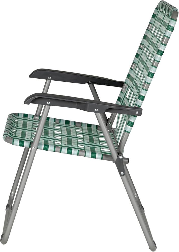 Lippert® Vintage XL Webbed Folding Lawn Chair - Green at Lippert® Vintage XL Webbed Folding Lawn Chair - Green at