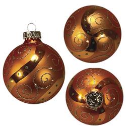 St. Louis Cardinals Two-Pack Swirl Blown Glass Ornament Set