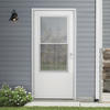 LARSON® Lincoln 30" x 80" White Midview Storm Door