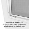 LARSON® Lincoln 30" x 80" White Midview Storm Door