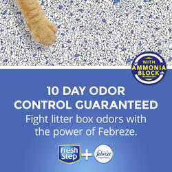 Fresh Step Non-Clumping Premium Cat Litter with Febreze Freshness, Scented  - 21 Pounds (Package May Vary)