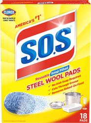 Brillo® Steel Wool Soap Pad - SOS Janitorial Supplies LTD