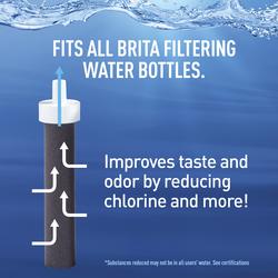 Brita Premium 26oz Filtering Water Bottle with Filter - Night Sky