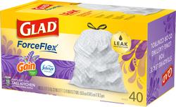 Save on Glad ForceFlex Tall Kitchen Drawstring Bags Mediterranean Lavender  Order Online Delivery