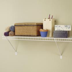 ClosetMaid® Shelf and Rod™ 48W x 12D White Wire Closet Shelf at Menards®