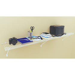 ClosetMaid® Shelf and Rod™ 48W x 12D White Wire Closet Shelf at Menards®