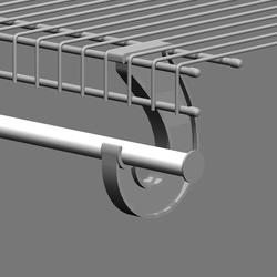 ClosetMaid® 86 White Wire Closet Shelf Support Pole at Menards®