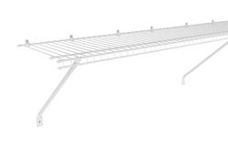 ClosetMaid® Shelf and Rod™ 48W x 12D White Wire Closet Shelf at Menards®