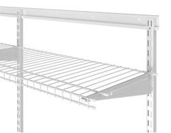 ClosetMaid® Shelf and Rod™ 48W x 12D White Wire Closet Shelf at Menards®