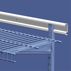 ShelfTrack 11.25 in. D x 36 in. W x 4 in. H 5-Pair Ventilated Wire Shoe  Shelf Steel Closet System