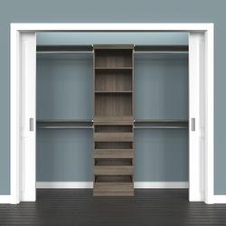 Wood Closet Shelves at